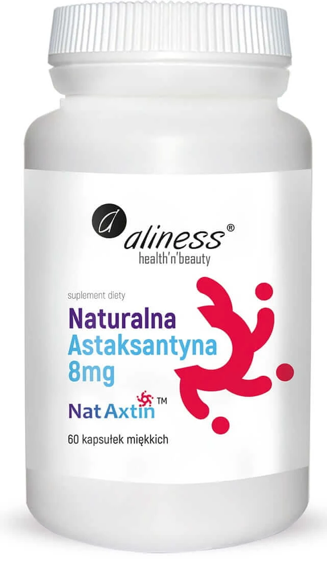 Natürliches Astaxanthin Nat Axtin 8mg 60 Kapseln Aliness