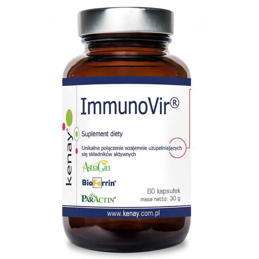 ImmunoVir (astrágalo, andrographis, raíz de regaliz) 60 cápsulas Kenay