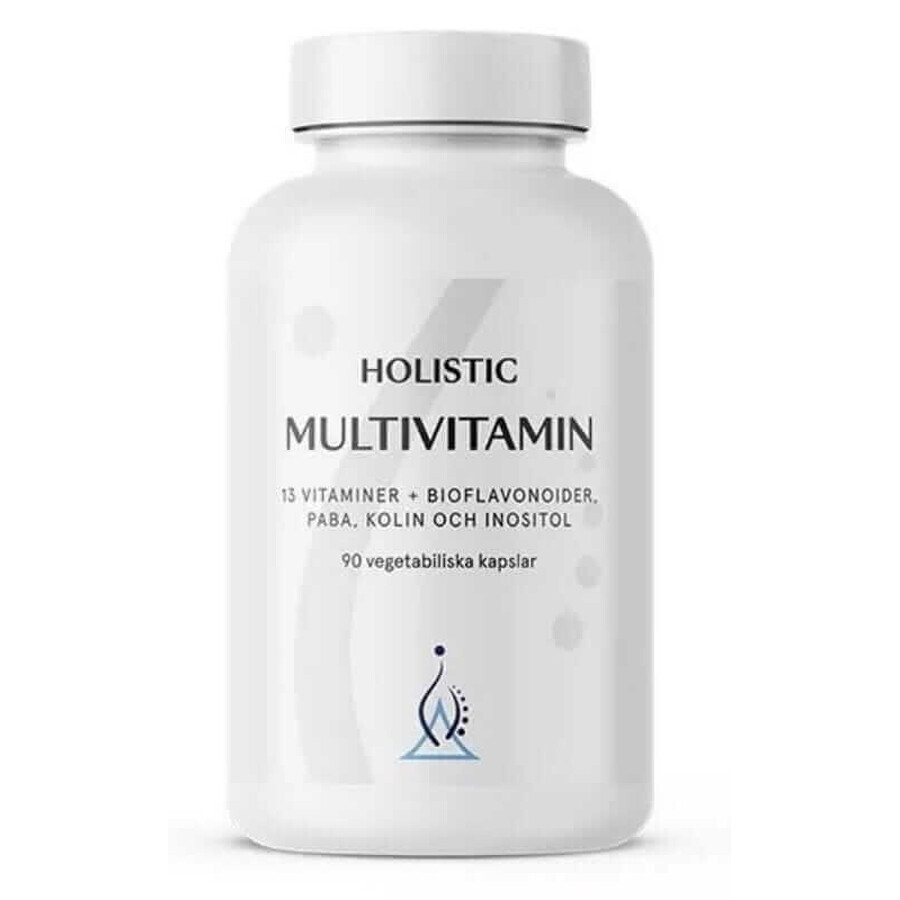 Holistic MultiVitamin A C D3 E K Bioperine 90 Kapseln