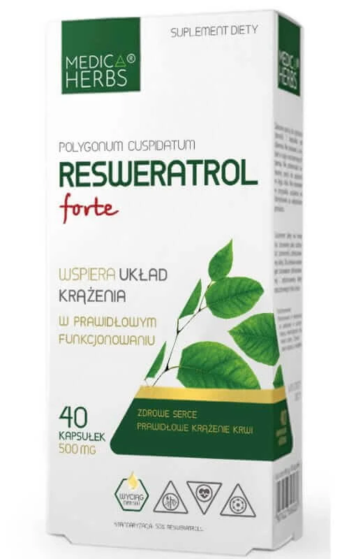 Resveratrol forte 250mg, 40 Kapseln Medica Herbs