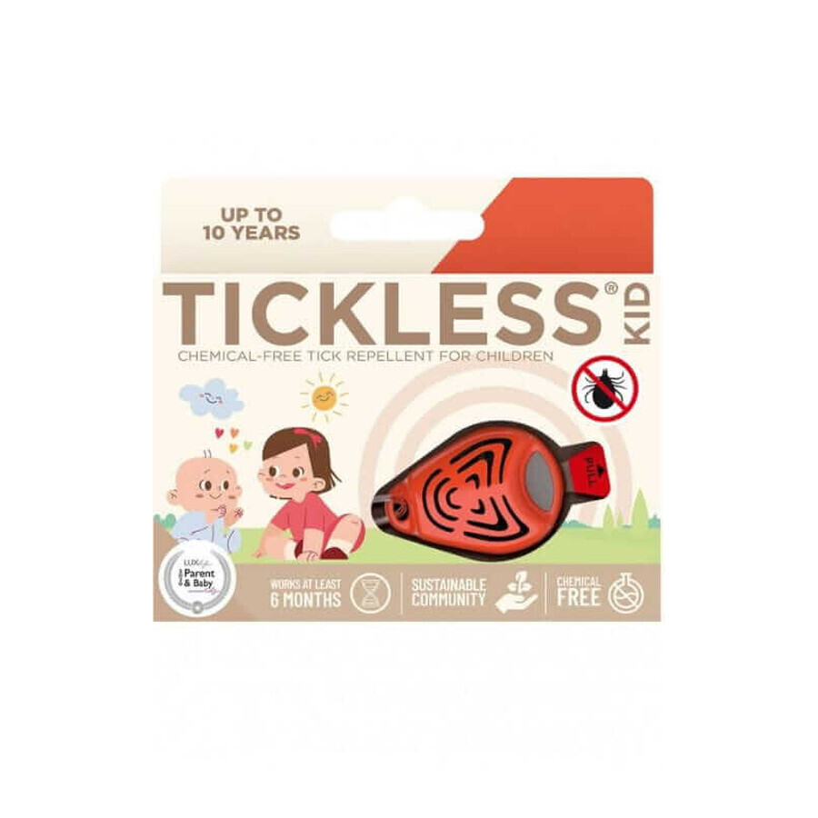 TICKLESS KIDS ORANGE Ultraschall-Zeckenschutzmittel für Kinder