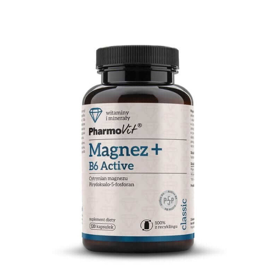 Magnesio + B6 attivo 120 capsule Pharmovit Classic