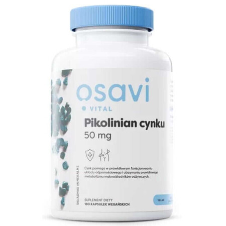 Osavi Zinco picolinato 50 mg - 180 capsule