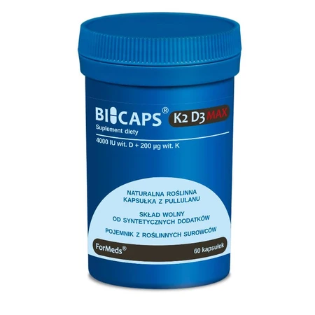 Bicaps K2 D3 Max 60 capsule Formeds