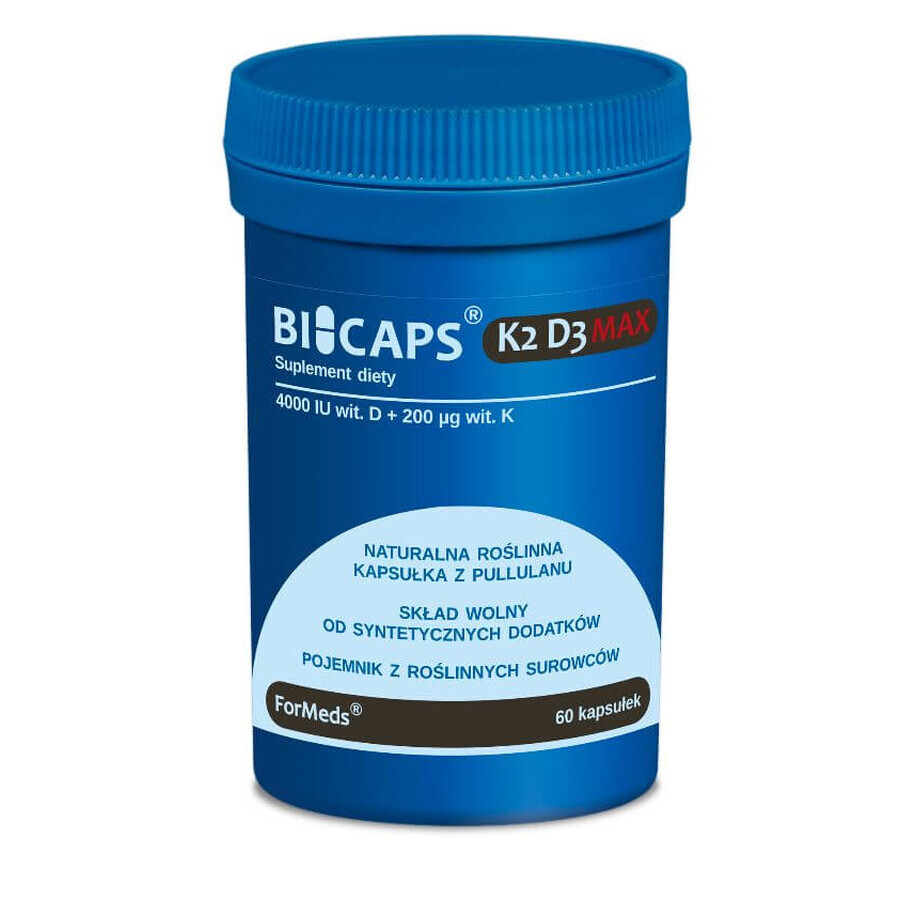 Bicaps K2 D3 Max 60 capsules Formeds