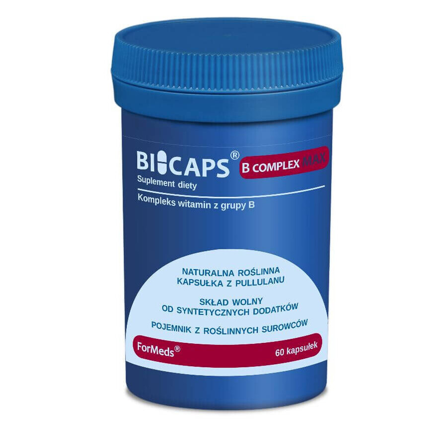 Bicaps B Complex Max 60 capsule - Formeds