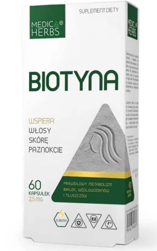 Biotin 2.5mg, 60 Kapseln Medica Herbs