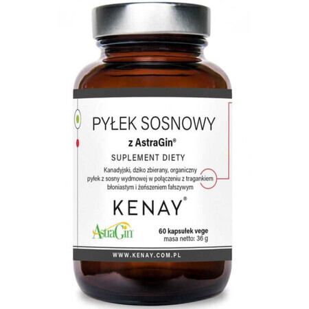 Pine Pollen with AstraGin 60 capsules Kenay