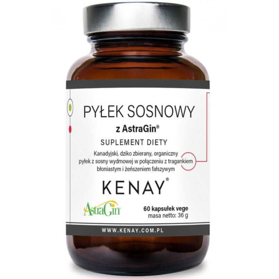 Pine Pollen with AstraGin 60 capsules Kenay