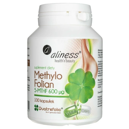 Folsäure Methylfolat 5-MTHF 600 µg 100 Kapseln Aliness