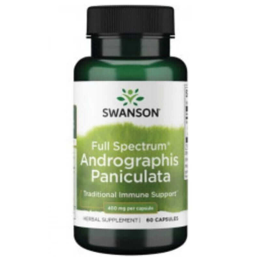 Andrographis Paniculata 400 mg - 60 capsules Swanson