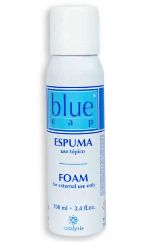 Blue Cap Foaming Foam 100ml Juckreiz Aspen Distribution
