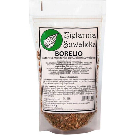 Borelio 100g mezcla patentada de hierbas del herbario Suwałki