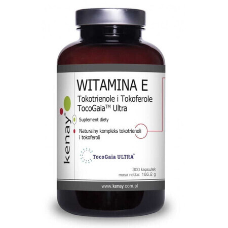 Vitamin E Tocotrienole und Tocopherole TocoGaia 300 Kapseln Kenay