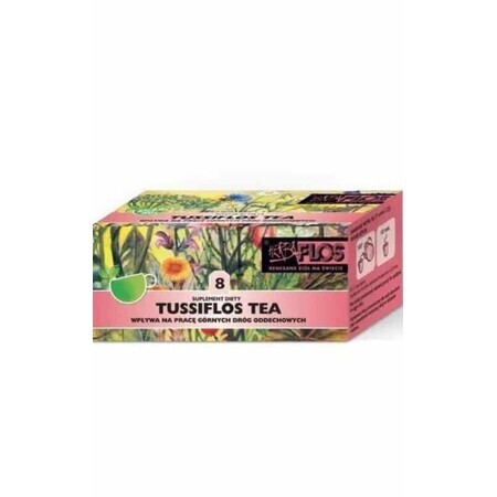 Ceai Tussiflos 8 fix 20x2g - pentru tuse - Herba-Flos