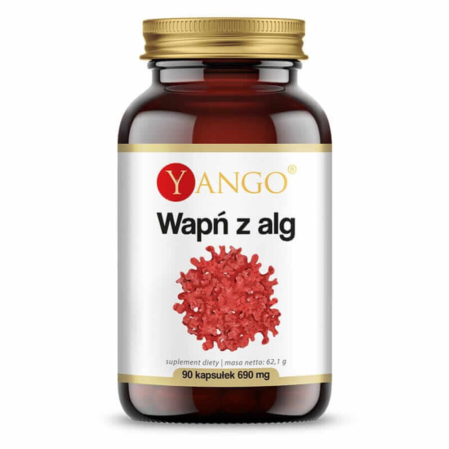 Calcium from red algae 90 capsules Yango