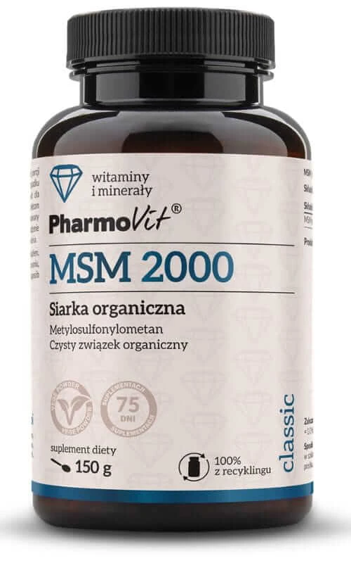 MSM 2000 Sulf organisch 150 g Pharmovit