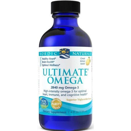 Ultimate Omega 2840 mg Lămâie (119 ml) Nordic Naturals