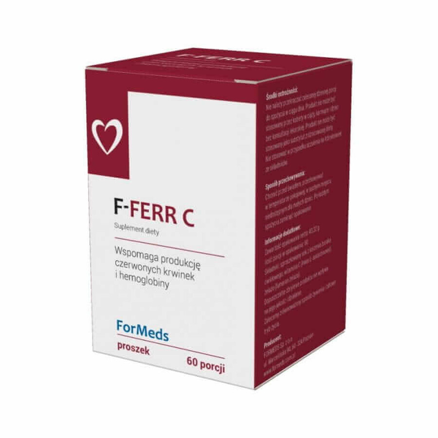 FERR C fier POWDER (60 Portionen) Formate