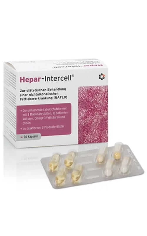 Hepar Intercell Leber Unterstützung 96 Kapseln
