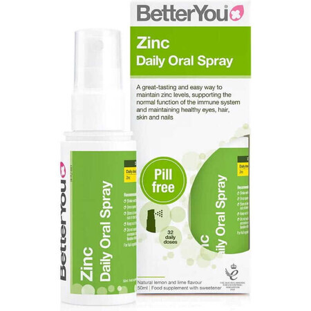 BetterYou Zink Spray Dagelijks 50 ml