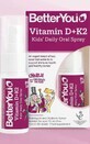 BetterYou Vitamin D+K2 Kinder-Tagesspray Kinder-Vitamin D3 + K2 zum Einnehmen 15 ml