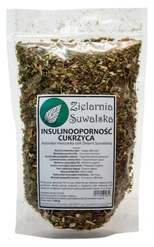 Kräuter Insulinresistenz und Diabetes 200g Suwalska Zielarnia Suwalska