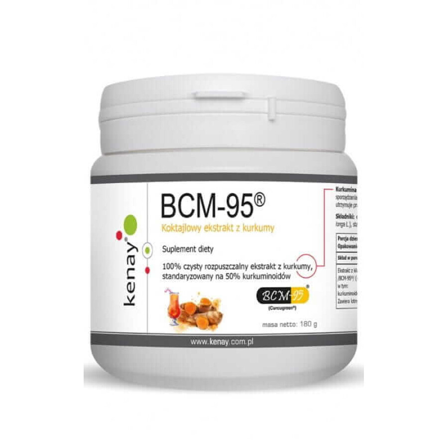 Kurkuma - oplosbaar extract BCM-95 Biocurcumine180 g - Kenay