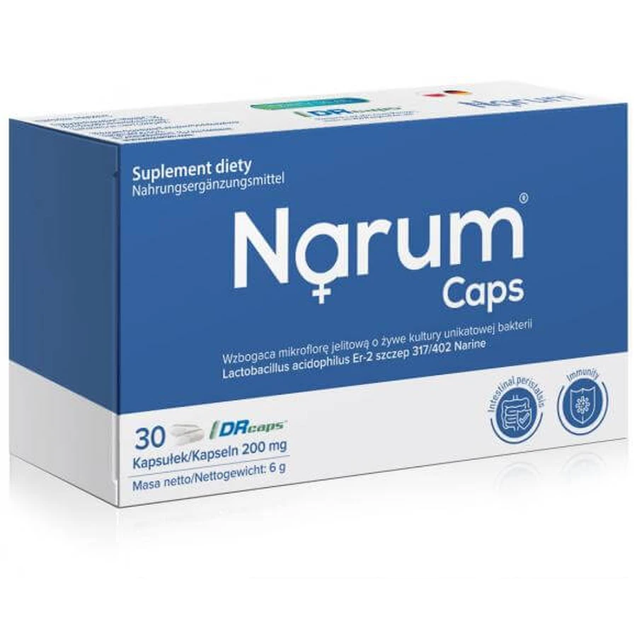 Narum 200 mg 30 capsules