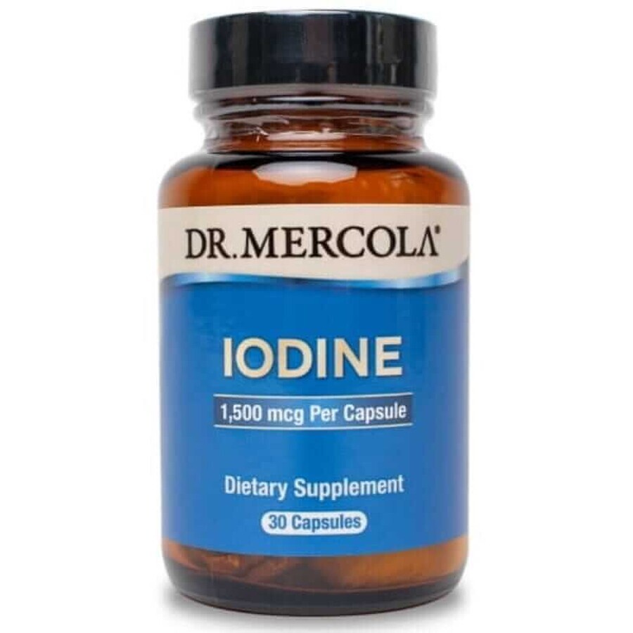 Iod (iodură de potasiu) 1,5 MG 30 capsule Dr Mercola