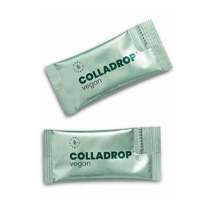 Colladrop Vegan 2000 mg, Kollagenverstärker Vollagen 30 Beutel Aura Herbals