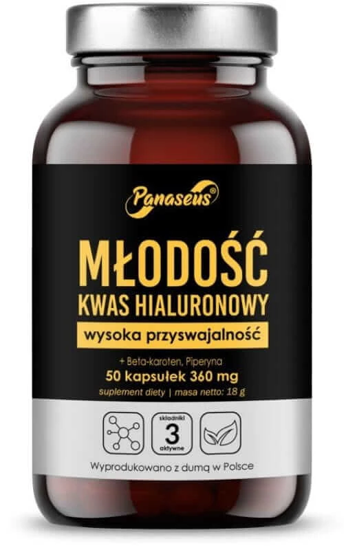 Hyaluronsäure Jugend 50 Kapseln Panaseus
