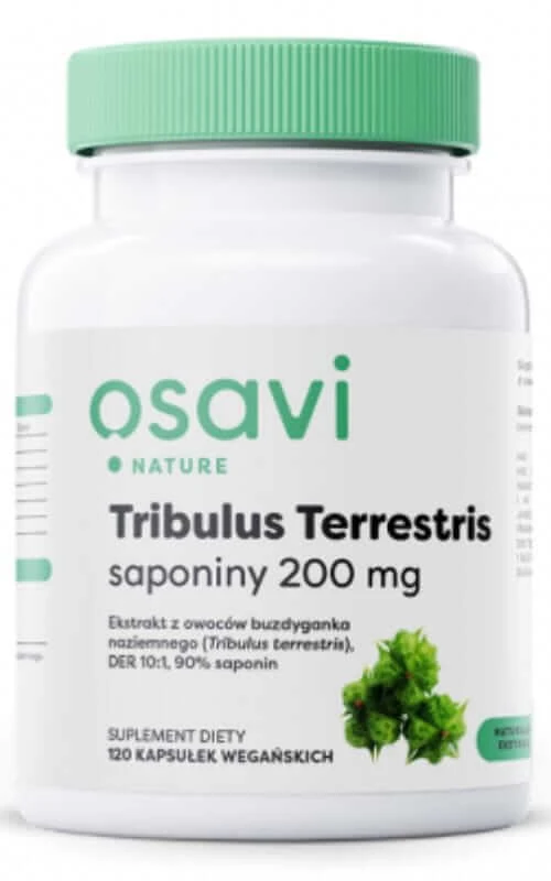 Osavi Tribulus Terrestris, Saponine 200 mg - 120 Kapseln (Muskatblüte)