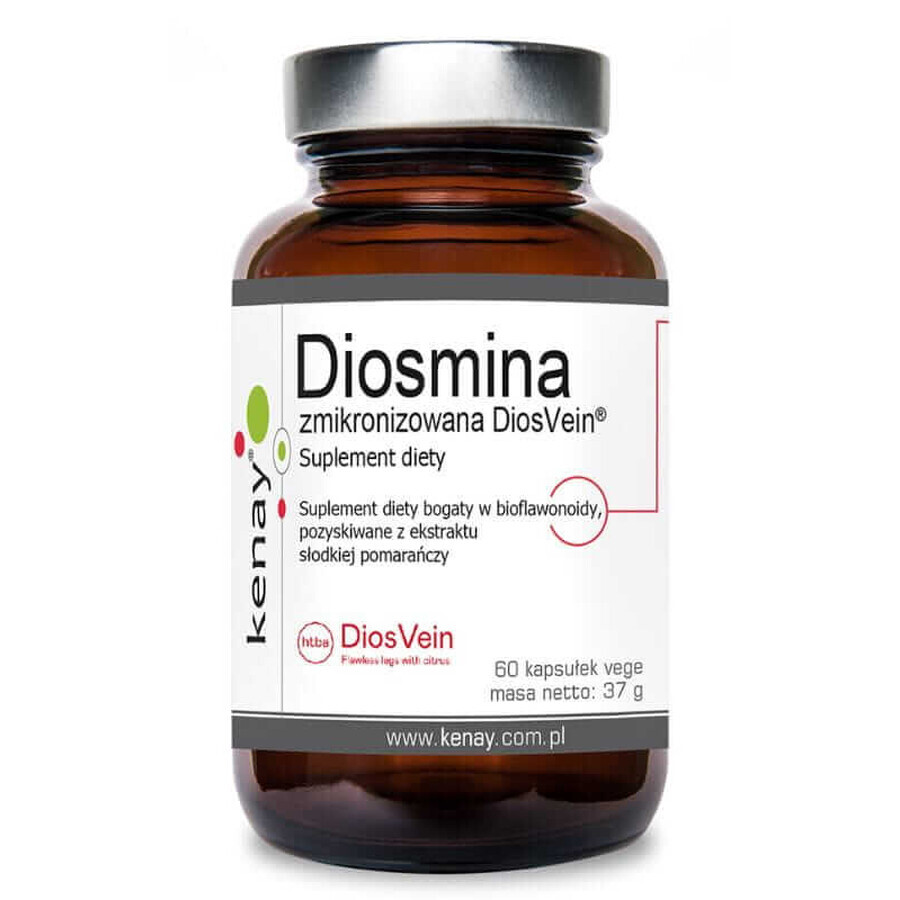 Mikronisiertes Diosmin (Diosvein) 60 Kapseln Kenay