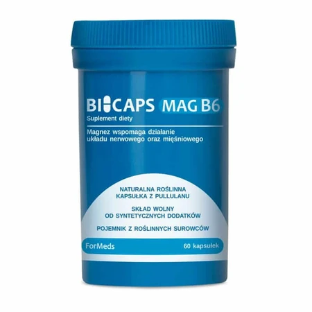 Bicaps Mag B6 Magnesiumcitrat 60 Kapseln Formeds