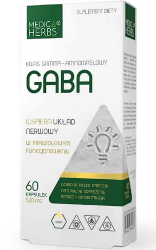 Gaba 520mg, 60 Kapseln Medica Herbs