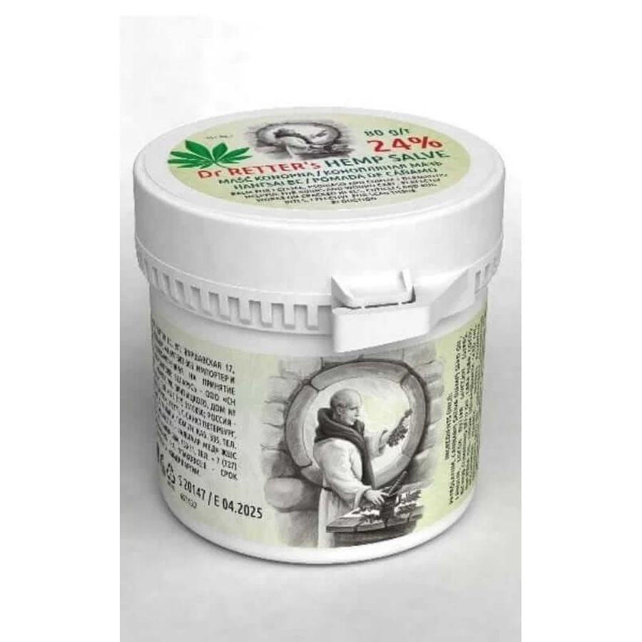 Hanföl-Salbe 24% Nr. 657, 80g Dr. Retter Hanfbalsam