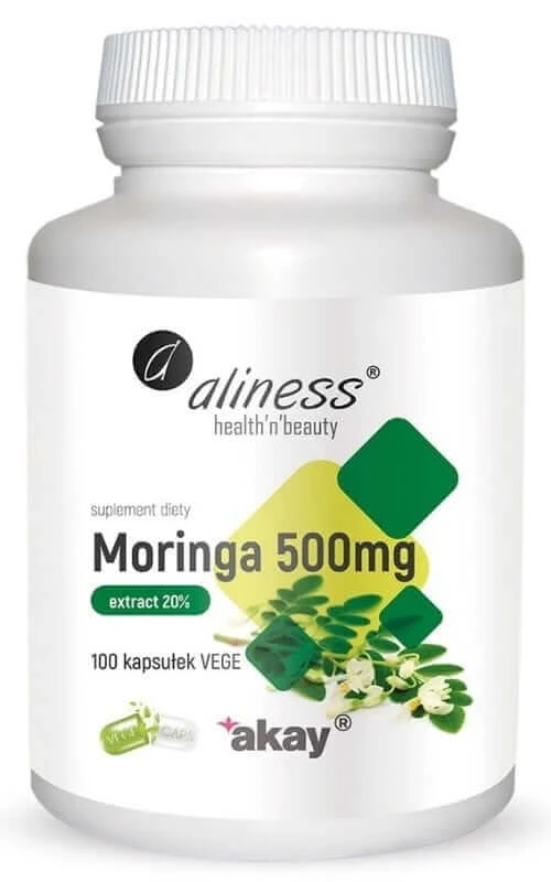 Moringa-Extrakt 20% 500mg x 100vcaps Aliness
