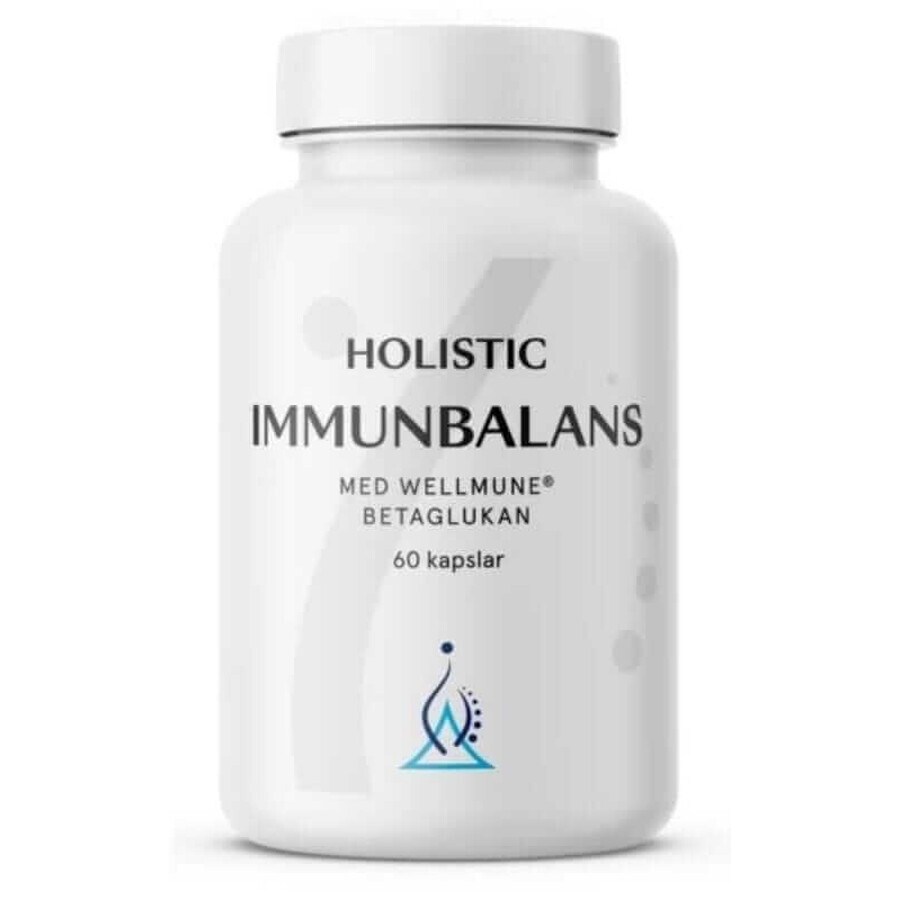 Holistic ImmunBalans MED Wellmune Wellmune Betaglucan 1,3/1,6 Vitaminen C, D, B6, Koper, Zink, Selenium, Magnesium 60 capsules