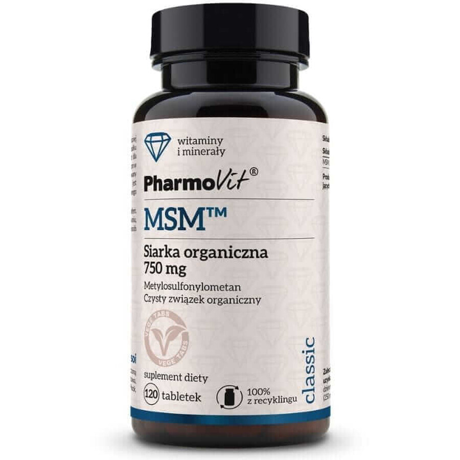 MSM organische zwavel, 120 tabletten Pharmovit Classic