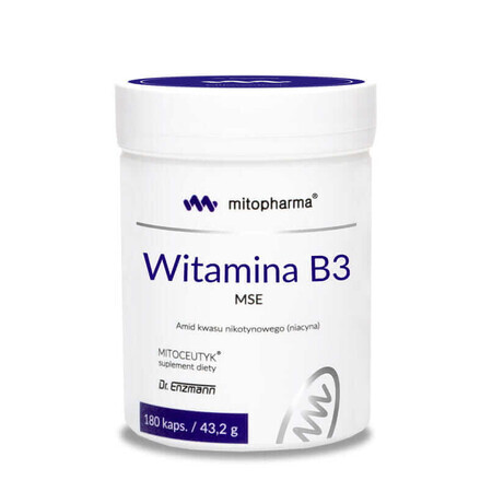 Niacin (vitamin B3) MSE 180 capsules Dr. Enzmann