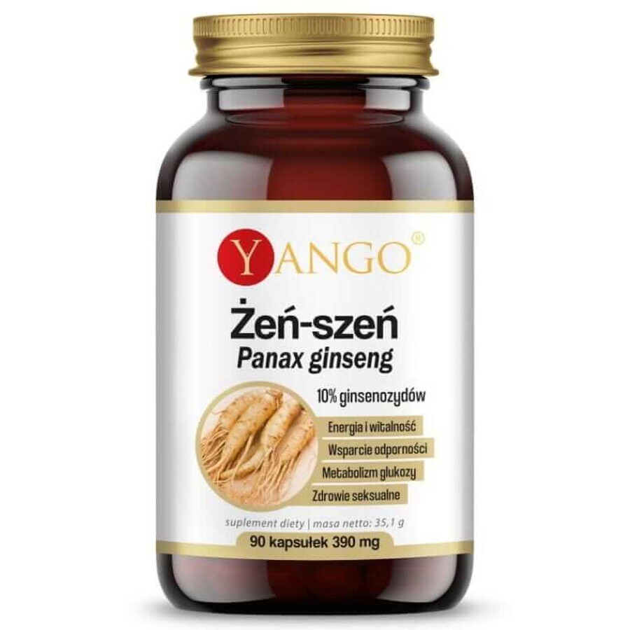 Panax ginseng 90 cápsulas Yango