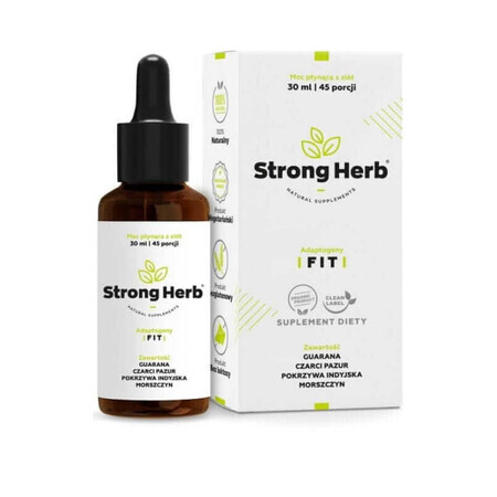 FIT Adaptogene (Guarana, schwarzes Guarana, indische Brennnessel) 30 ml Strong Hemp