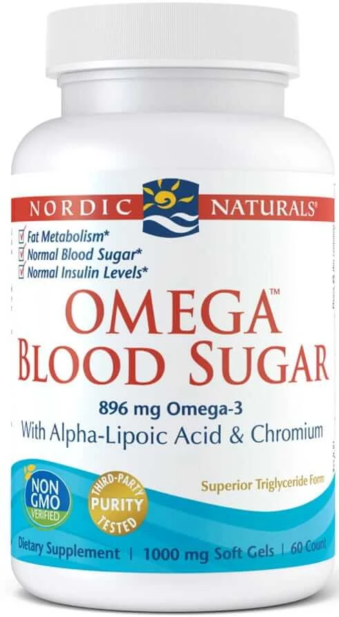 Omega Blutzucker ALA-Säure, Chrom (60 Kapseln) Nordic Naturals