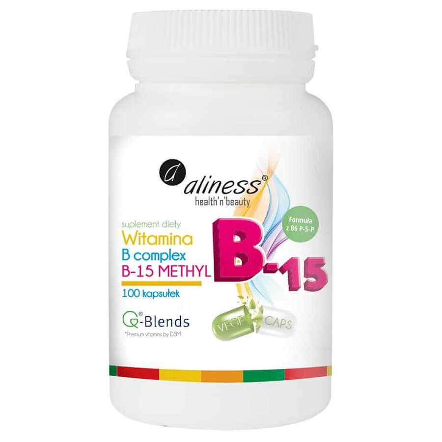 Vitamine B Complex B-15 Methyl 100 caps Aliness