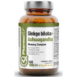 Ginkgo biloba + Ashwagandha Geheugencomplex 60 capsules PharmoVit Clean Label