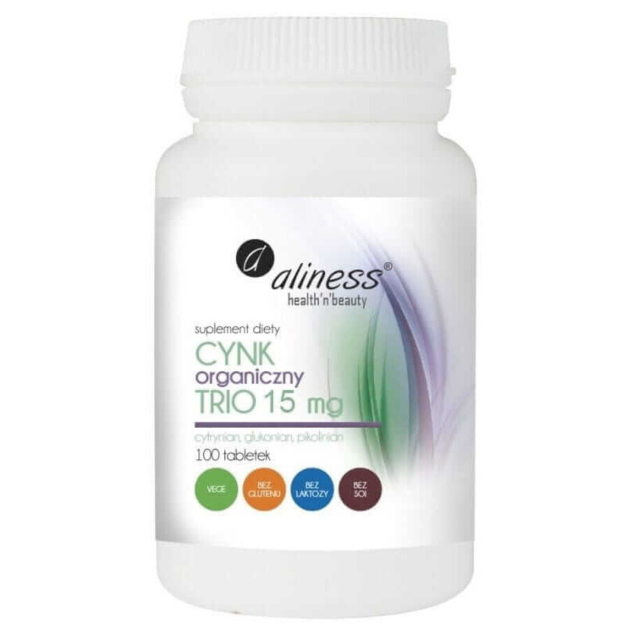 Bio-Zink - TRIO - 15mg - 100 Tabletten Aliness