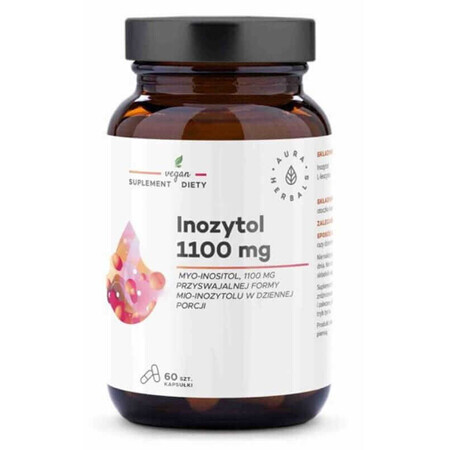 Inositol 1100 mg 60 capsules Aura Herbals