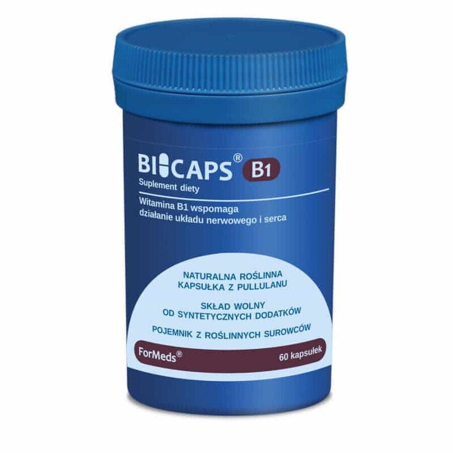 BICAPS B1 (Thiamine) 60 gélules végétales - Formeds