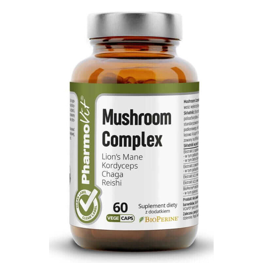 Mushroom complex 60 capsules Pharmovit